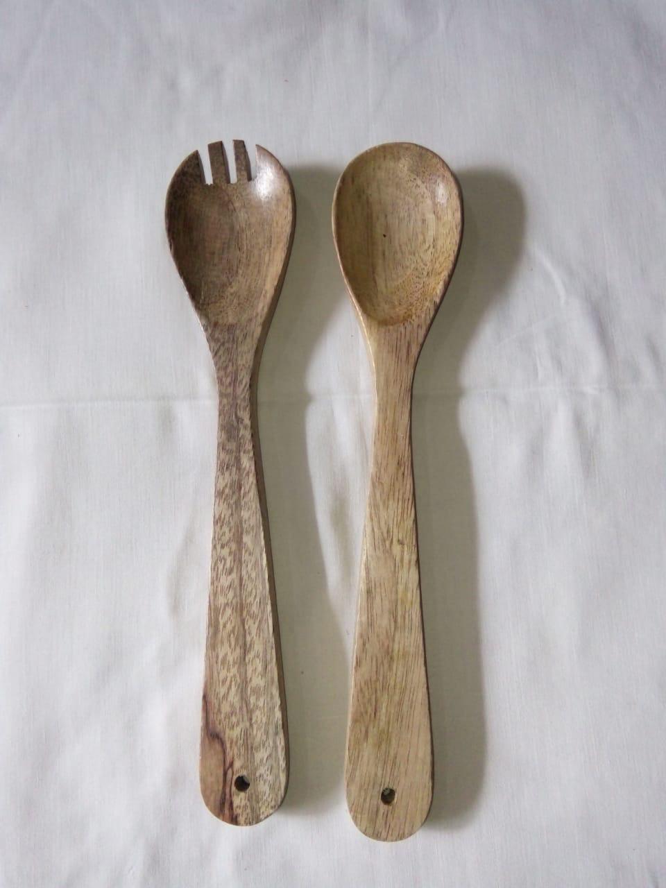 Cutlery wooden spoon set